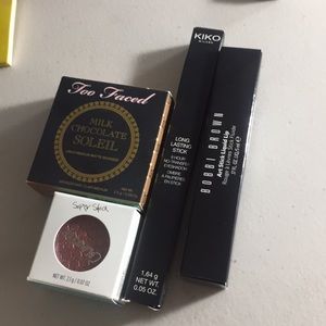makeup bundle bobbi brown, too faced,  colorpop
